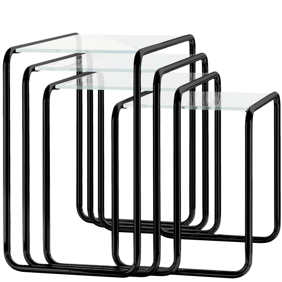 B 9 THONET NESTING TABLES - DYKE & DEAN