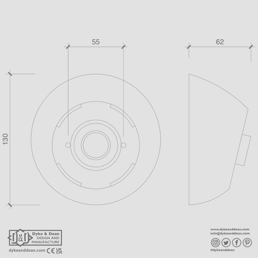 BAKELITE ANGLED REARWIRED LAMPS - DYKE & DEAN