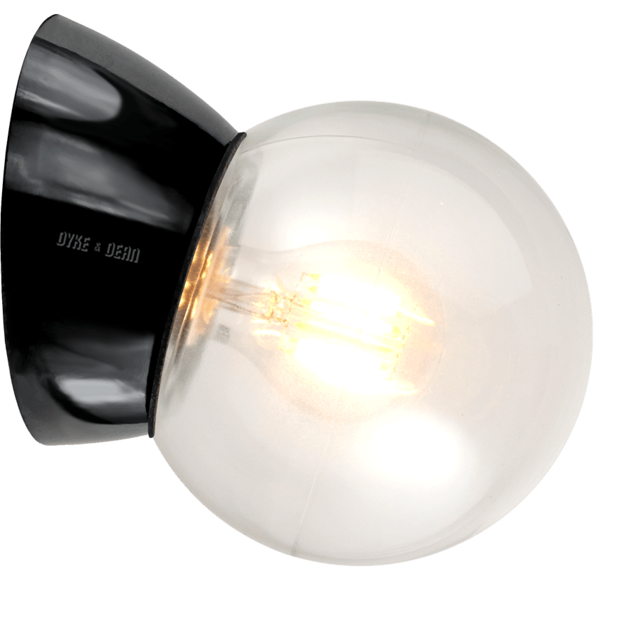 BAKELITE ANGLED REARWIRED LAMPS - DYKE & DEAN