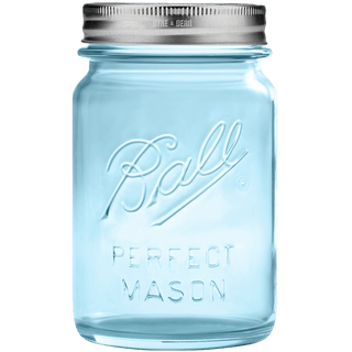 BALL MASON BLUE GLASS JAR 473ML - DYKE & DEAN