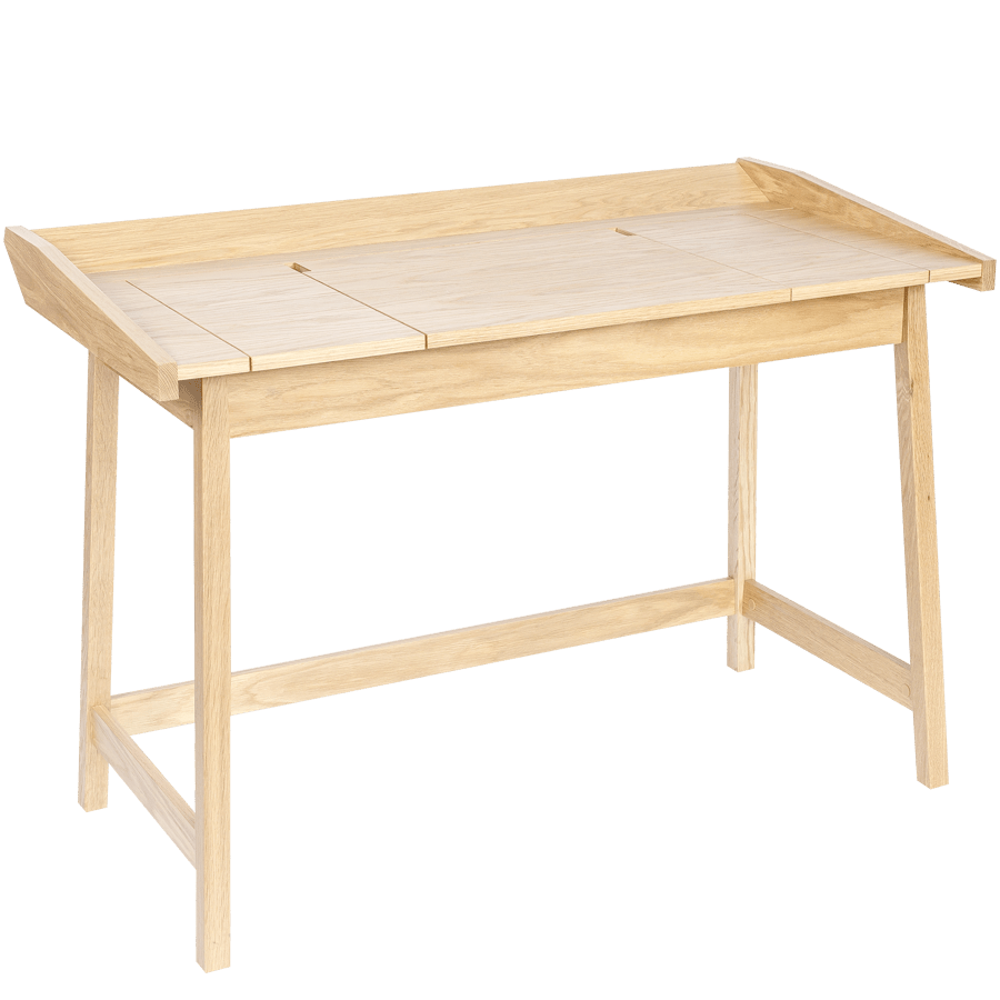 BARON FLAP DESK OAK - DYKE & DEAN