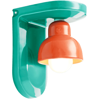 BERIMBAU CERAMIC ANGLED SHADE WALL LAMP - DYKE & DEAN