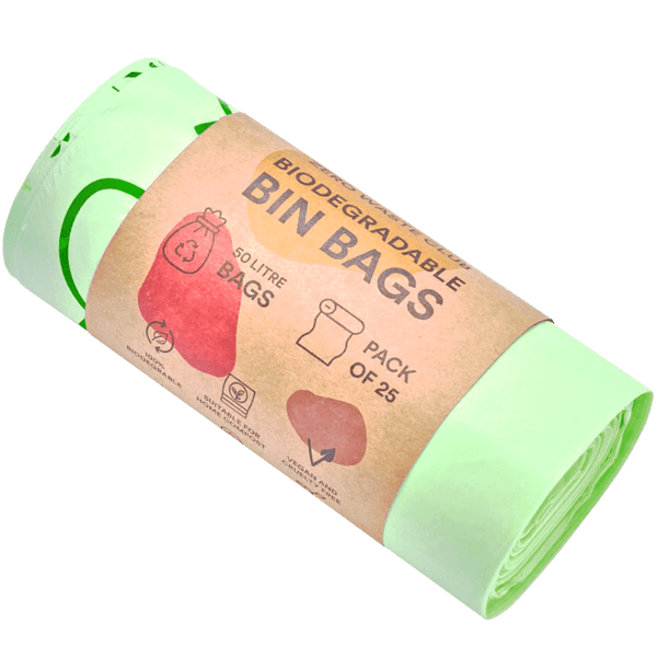 BIODEGRADABLE BIN BAGS 50L DYKE DEAN