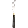 BLACK & BRASS STEAK FORK - DYKE & DEAN