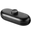 BLACK BUTTON INLINE CABLE LAMP LIGHT SWITCH - DYKE & DEAN