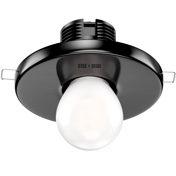 BLACK CERAMIC CEILING E27 RECESSED LIGHT DYKE DEAN