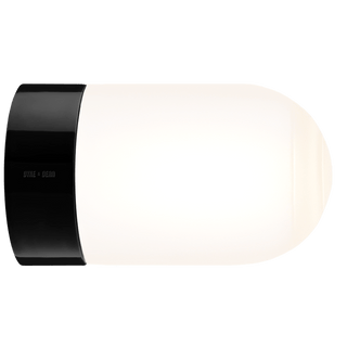 BLACK CERAMIC REARWIRED WATERPROOF LAMPS - DYKE & DEAN