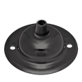 BLACK PLATE MINI METAL CEILING ROSE - DYKE & DEAN