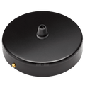 BLACK SINGLE METAL CEILING ROSE - CEILING ROSES - DYKE & DEAN  - Homewares | Lighting | Modern Home Furnishings