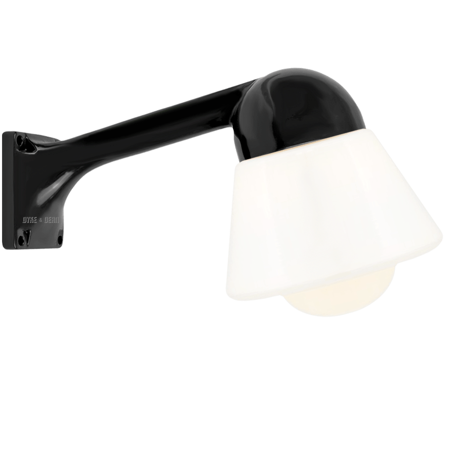 BLACK WALL ARM WATERPROOF LAMPS - BATHROOM / OUTDOOR LIGHTS - DYKE & DEAN  - Homewares | Lighting | Modern Home Furnishings