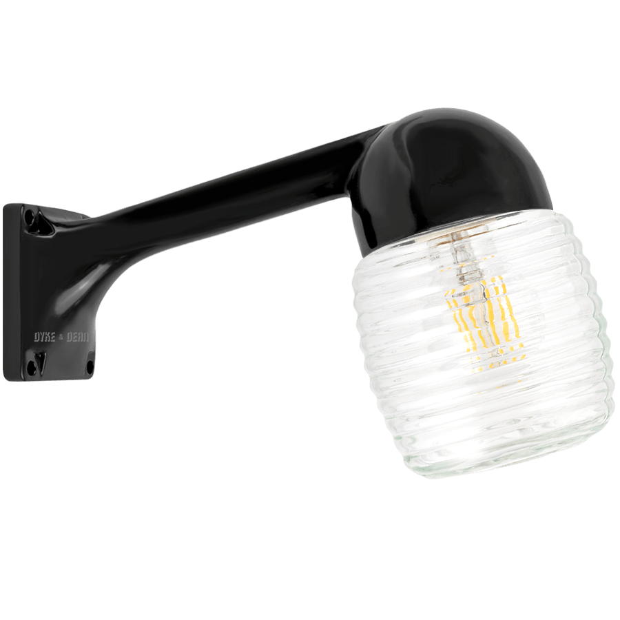 BLACK WALL ARM WATERPROOF LAMPS - BATHROOM / OUTDOOR LIGHTS - DYKE & DEAN  - Homewares | Lighting | Modern Home Furnishings