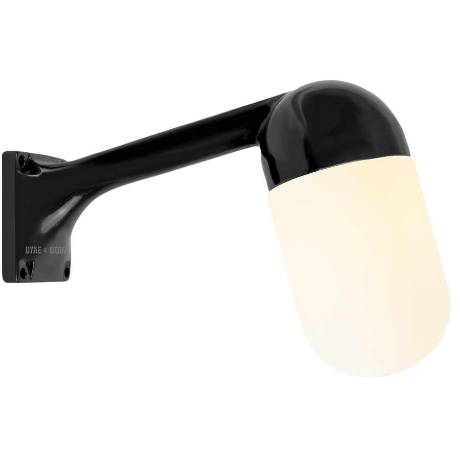 BLACK WALL ARM WATERPROOF LAMPS - BATHROOM / OUTDOOR LIGHTS - DYKE & DEAN  - Homewares | Lighting | Modern Home Furnishings