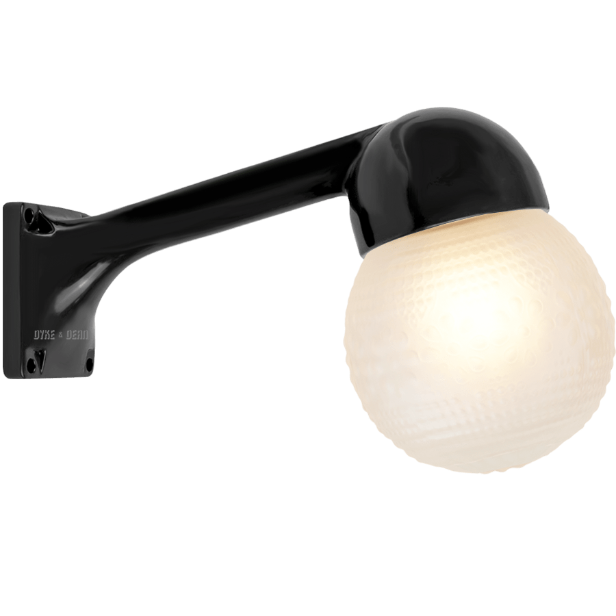 BLACK WALL ARM WATERPROOF LAMPS - BATHROOM / OUTDOOR LIGHTS - DYKE & DEAN  - Homewares | Lighting | Modern Home Furnishings