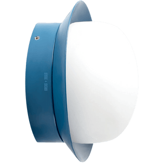 BLUE GLOBE REFLECTOR LAMP - WALL LIGHTS - DYKE & DEAN  - Homewares | Lighting | Modern Home Furnishings