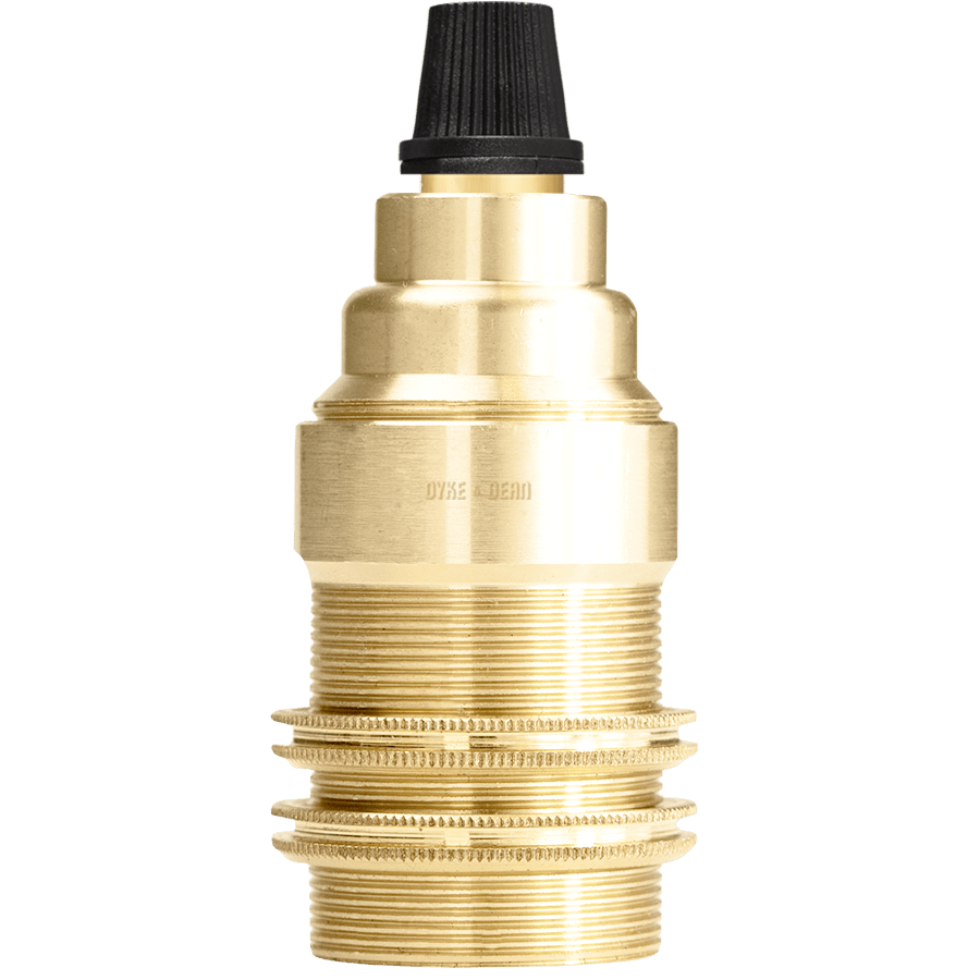 BRASS E14 HEAVY METAL BULB HOLDER - DYKE & DEAN