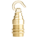 BRASS E14 HEAVY METAL BULB HOLDER HOOK - DYKE & DEAN