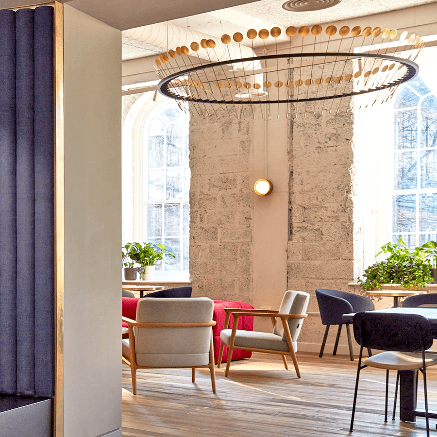 BRASS GLOBE REFLECTOR LAMP 200mm - DYKE & DEAN