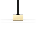 BRASS PEG TUBE PENDANT FIXED CONDUIT - DYKE & DEAN