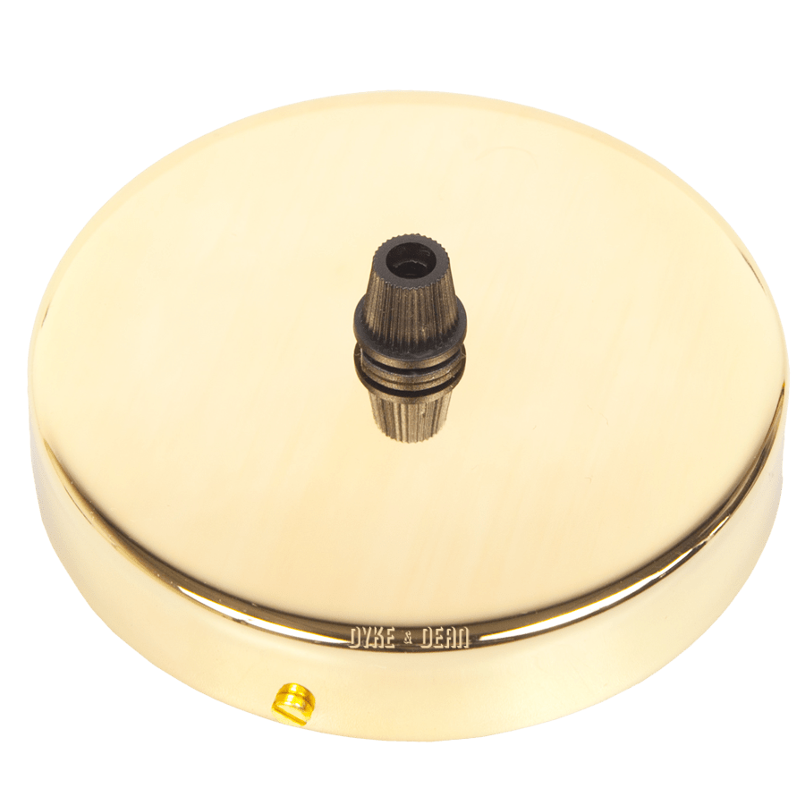 BRASS SINGLE CEILING ROSE - DYKE & DEAN