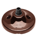 BROWN MINI CERAMIC CEILING ROSE - DYKE & DEAN