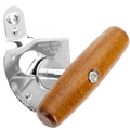 CAN OPENER WITH WOODEN HANDLE - DYKE & DEAN