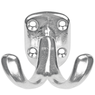CAST DOUBLE WALL HOOK ALUMINIUM - DYKE & DEAN