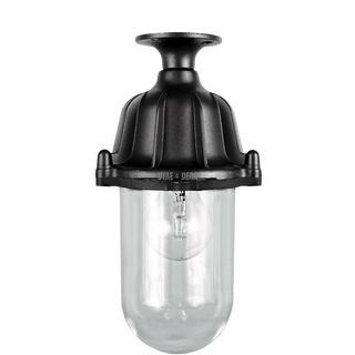 CAST LANTERN PENDANT BLACK FIXED - DYKE & DEAN