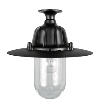 CAST LANTERN PENDANT BLACK FIXED - DYKE & DEAN