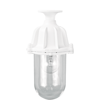 CAST LANTERN PENDANT WHITE FIXED WITHOUT SHADE - DYKE & DEAN