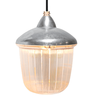 CAST LANTERN RIBBED CASE PENDANT - DYKE & DEAN