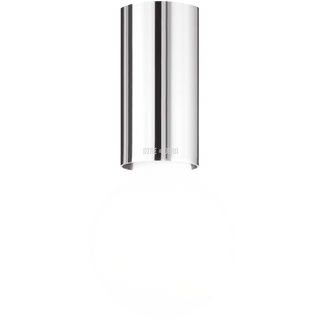 CEILING CYLINDER LAMP CHROME - DYKE & DEAN