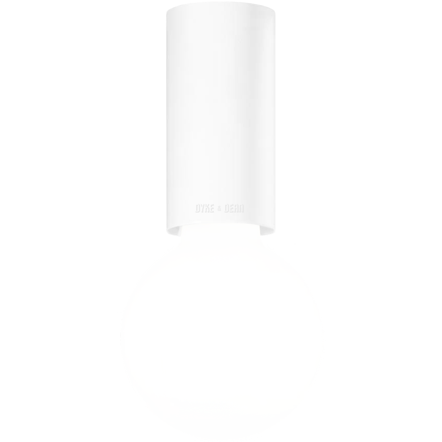 CEILING CYLINDER LAMP WHITE - DYKE & DEAN