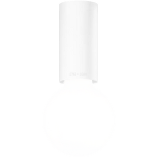 CEILING CYLINDER LAMP WHITE - DYKE & DEAN