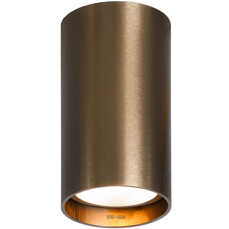 CEILING CYLINDER SPOT LAMP BRONZE - DYKE & DEAN