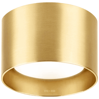 CEILING PUCK LIGHT BRASS - DYKE & DEAN