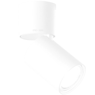 CEILING SWIVEL SPOT LIGHT WHITE - DYKE & DEAN