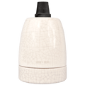 CERAMIC CRACKLE GLAZE BULB HOLDER - DYKE & DEAN
