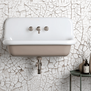 CERAMIC MOUNTED LARGE SINK WHITE - DYKE & DEAN