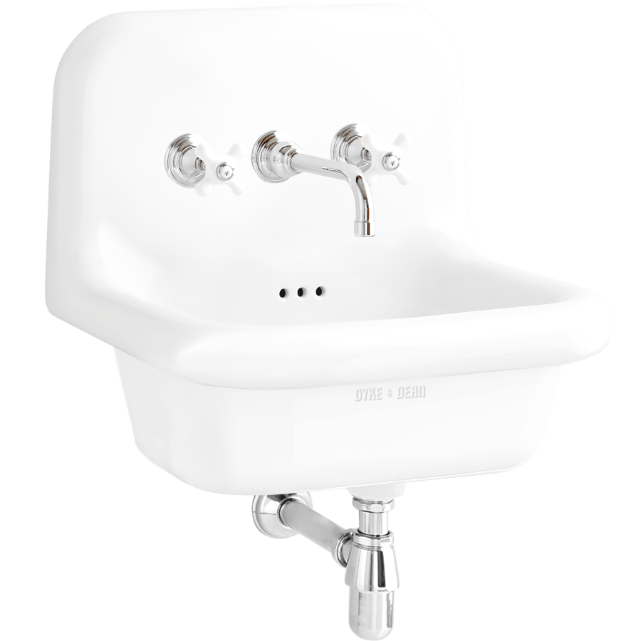 CERAMIC MOUNTED SMALL SINK - DYKE & DEAN