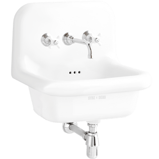 CERAMIC MOUNTED SMALL SINK - DYKE & DEAN