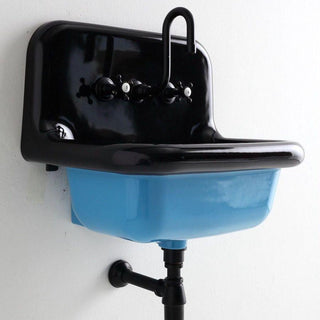 CERAMIC MOUNTED SMALL SINK WITH COLOUR OPTIONS - DYKE & DEAN
