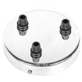 CHROME 3 WAY CEILING ROSE - DYKE & DEAN