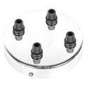 CHROME 4 WAY CEILING ROSE - DYKE & DEAN