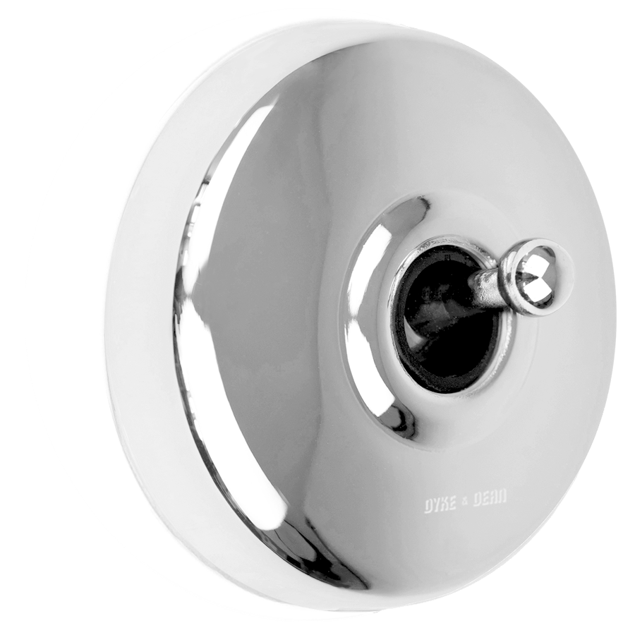 CHROME INTERMEDIATE WALL SWITCHES - DYKE & DEAN