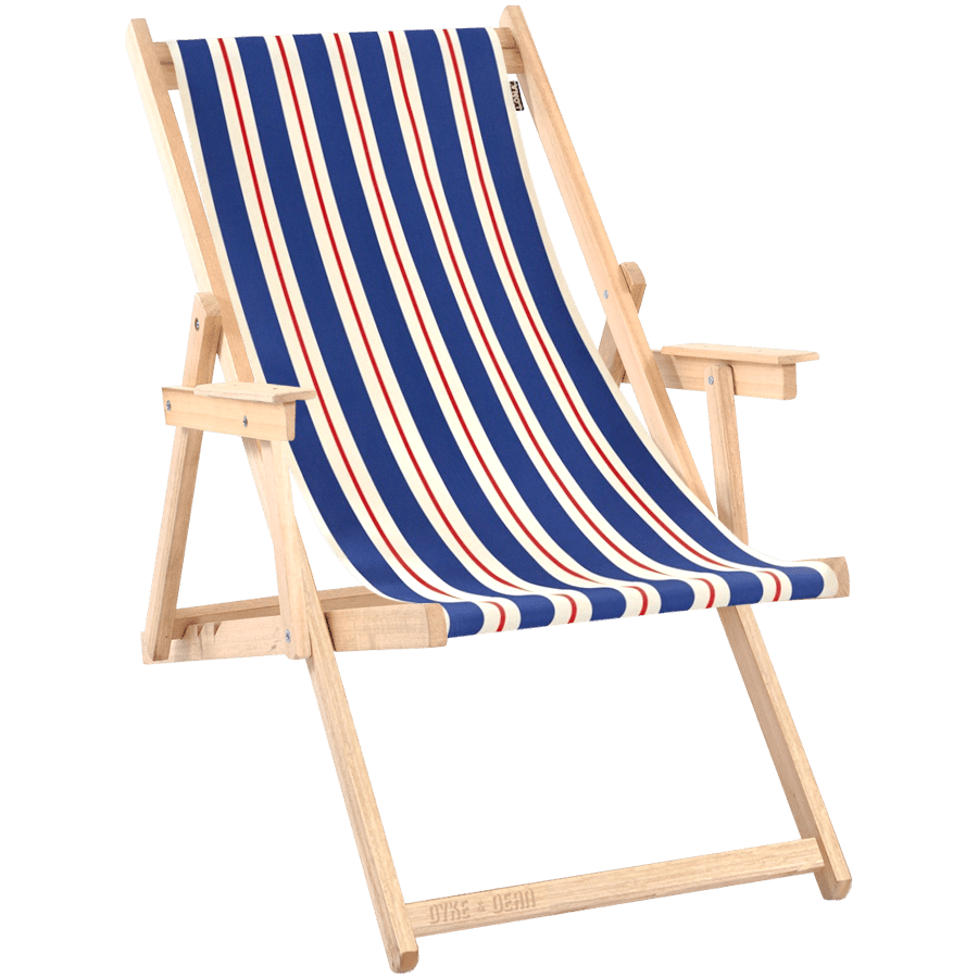 CLASSIC DECK CHAIR STRIPED COLOURS - DYKE & DEAN