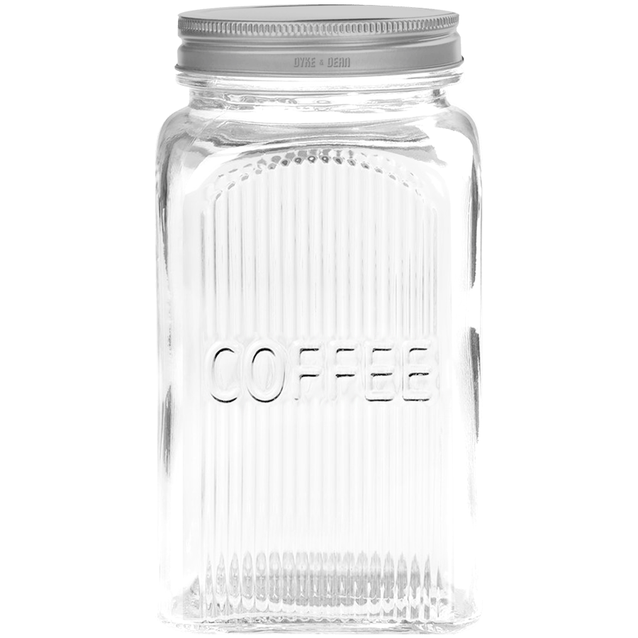 COFFEE SCREW TOP JAR - DYKE & DEAN
