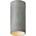 CONCRETE CYLINDER CEILING LIGHT DARK GREY - DYKE & DEAN