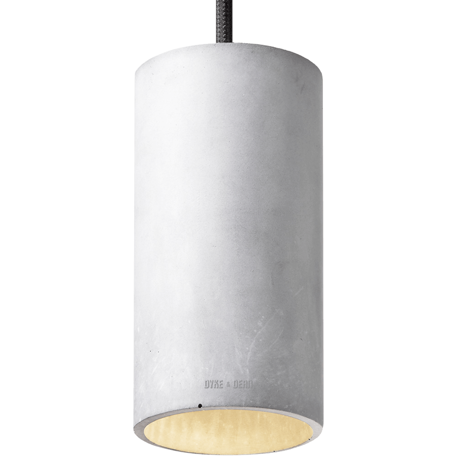 CONCRETE CYLINDER PENDANTS SHORT
