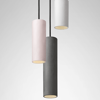 CONCRETE CYLINDER PENDANTS SHORT - DYKE & DEAN