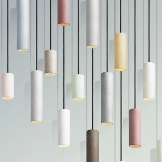 CONCRETE CYLINDER PENDANTS TALL - DYKE & DEAN